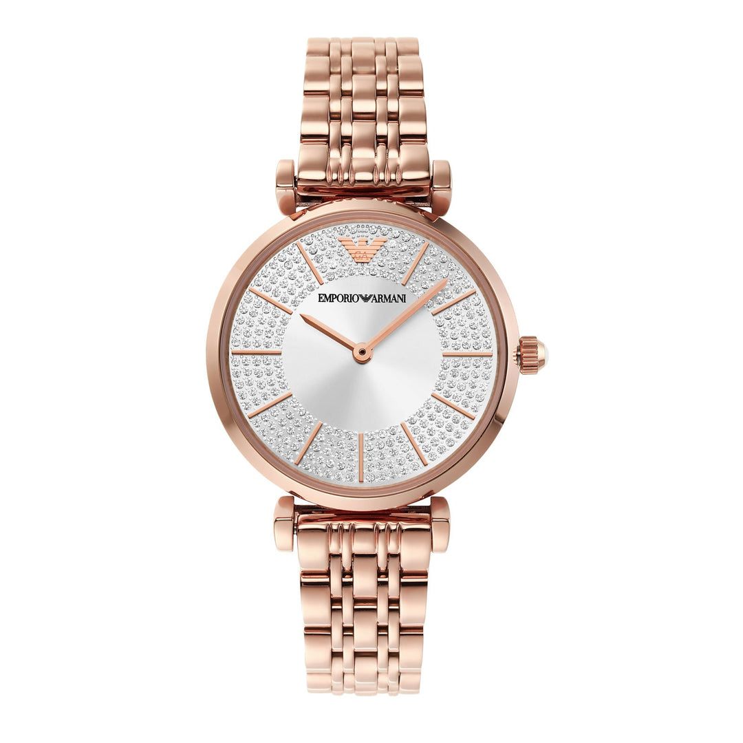 Emporio Armani Gianni T-Bar AR11446 Mother of Pearl Women&