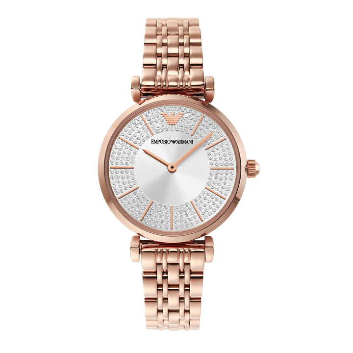 Emporio Armani Gianni T-Bar AR11446 Mother of Pearl Women&