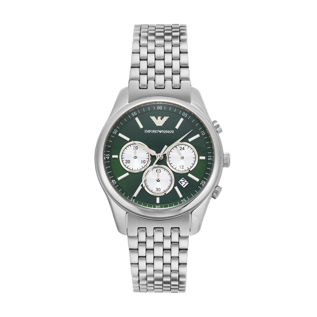 Emporio Armani Antonio AR11581 Green Dial Chronograph Men&