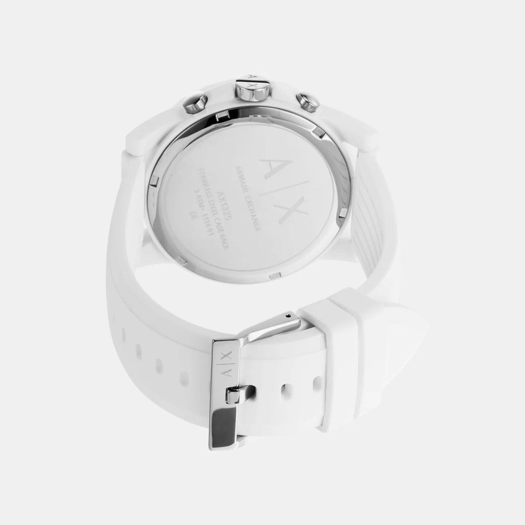 Armani Exchange Outerbanks AX1325 Blue Dial Silicone Men&