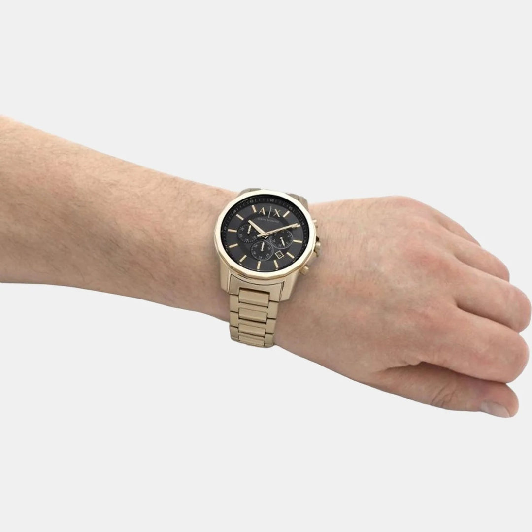Armani Exchange Cayde AX1721 Chronograph Gold Tone Men&