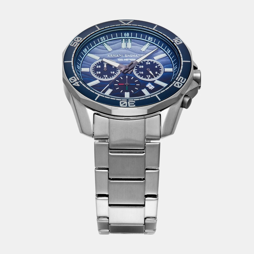 Armani Exchange Spencer AX1967 Skeleton Blue Dial Automatic Men&