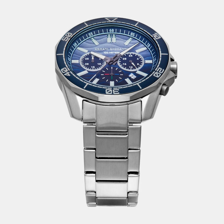 Armani Exchange Spencer AX1967 Skeleton Blue Dial Automatic Men&