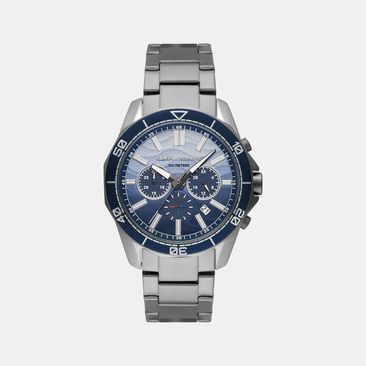 Armani Exchange Spencer AX1967 Skeleton Blue Dial Automatic Men&