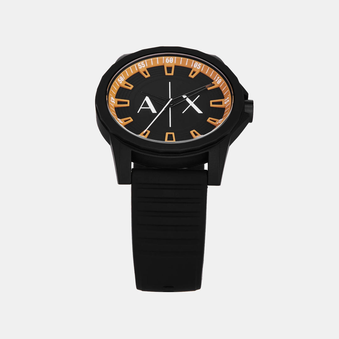 Armani Exchange Dreaxler AX2536 Black Dial Silicone Men&