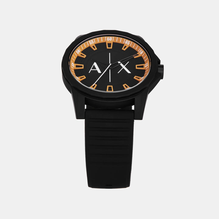 Armani Exchange Dreaxler AX2536 Black Dial Silicone Men&