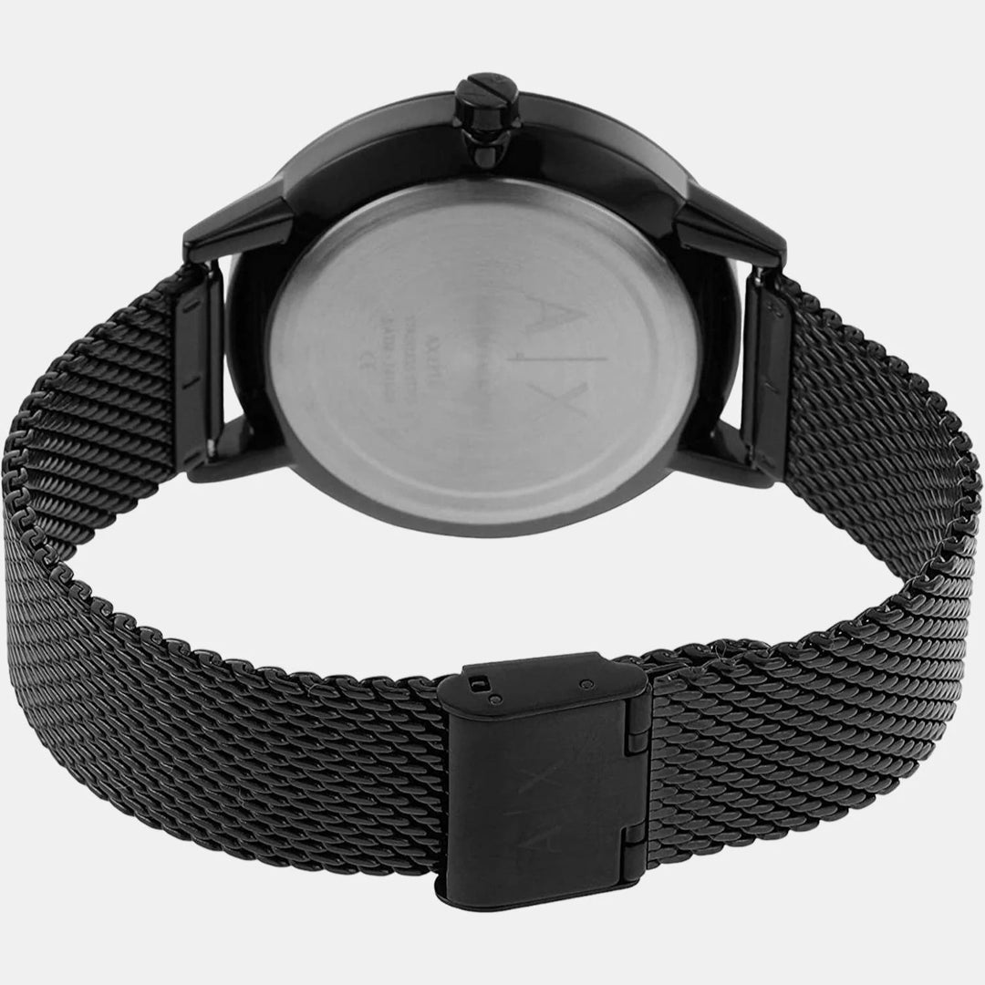 Armani Exchange Cayde AX2716 Black Sunray Mesh Bracelet Men&