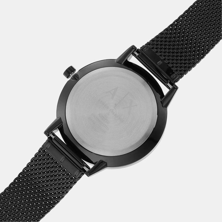 Armani Exchange Cayde AX2716 Black Sunray Mesh Bracelet Men&