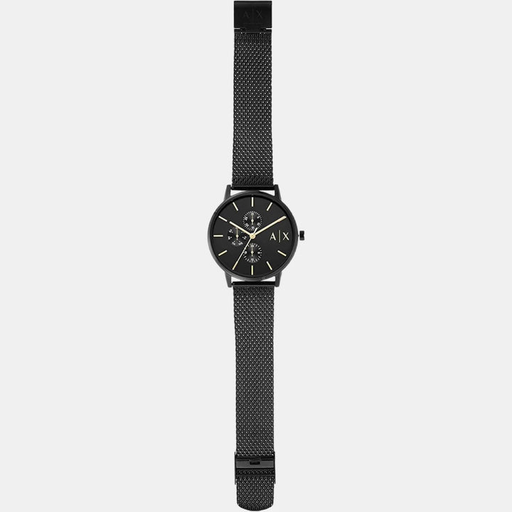 Armani Exchange Cayde AX2716 Black Sunray Mesh Bracelet Men&