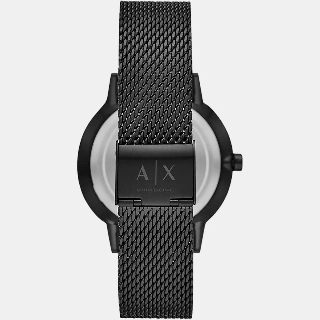 Armani Exchange Cayde AX2716 Black Sunray Mesh Bracelet Men&