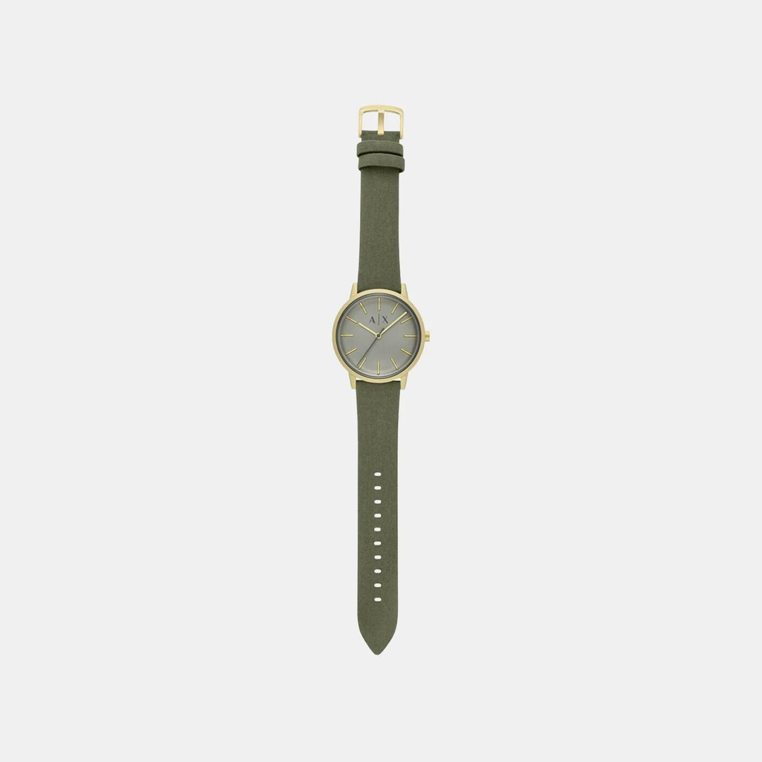Armani Exchange Cayde AX2765 Green Dial Fabric Strap Men&