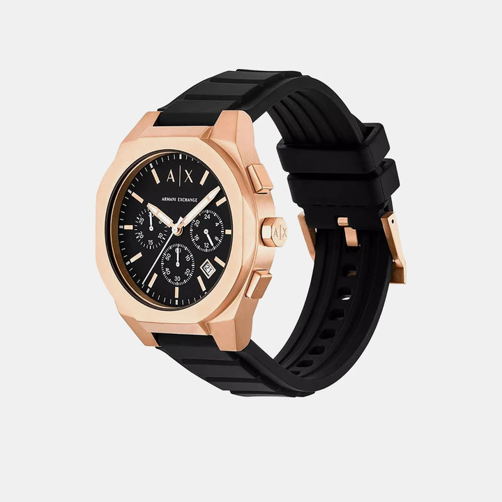 Armani Exchange Lola AX4190 Brown Dial Leather Strap Women&