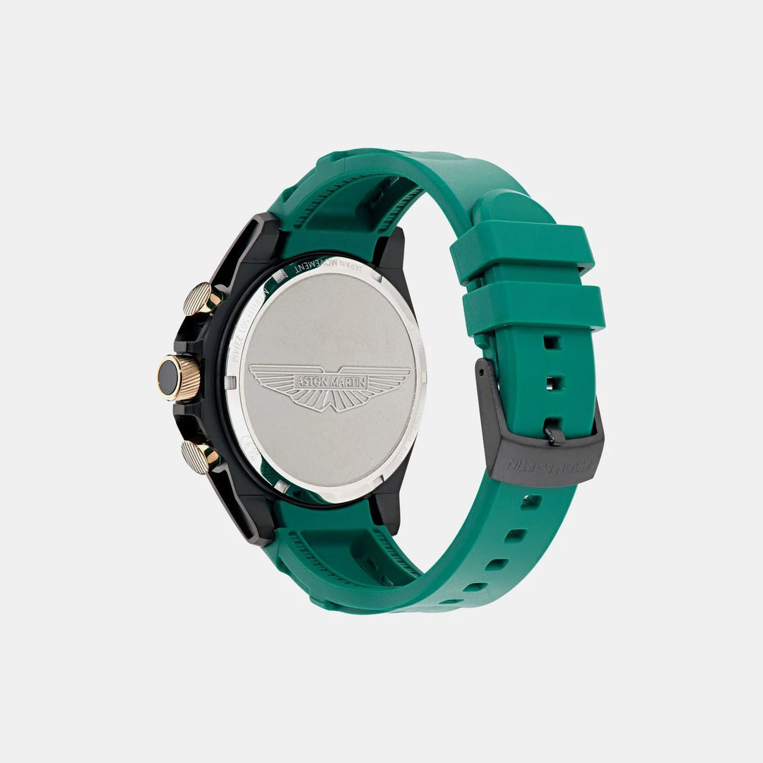 Aston Martin Thrill 42mm Black Dial Silicone Men&