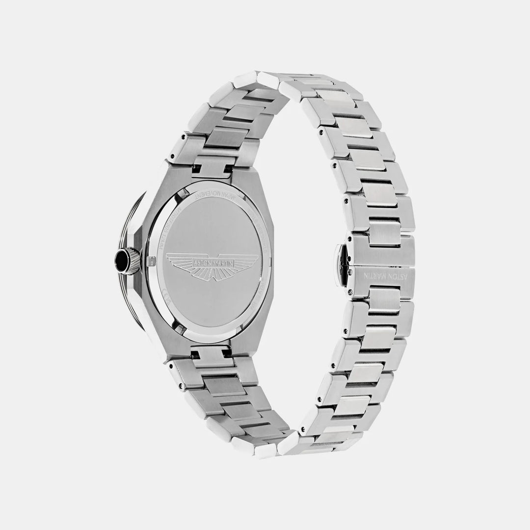 Aston Martin Thrill 42mm Black Dial Octagonal Multi-Function Steel Men&
