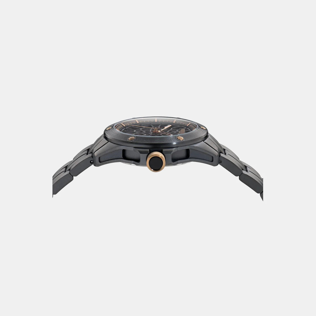 Aston Martin Thrill 42mm Black Dial Automatic Skeleton Steel Men&