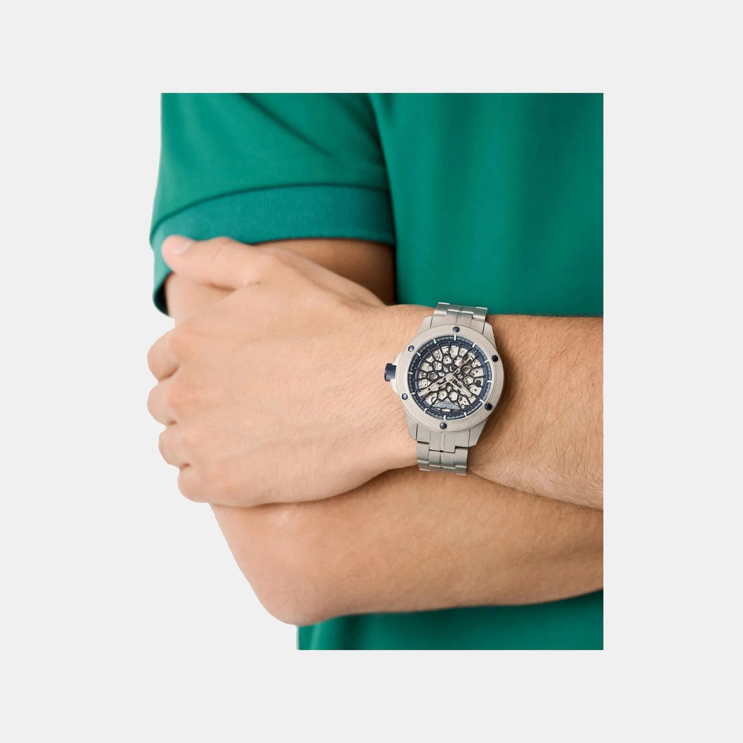 Aston Martin Thrill 42mm Silver Dial Automatic Skeleton Titanium Men&