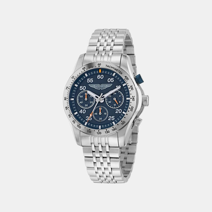 Aston Martin Thrill 42mm Blue Dial Chronograph Stainless Steel Men&