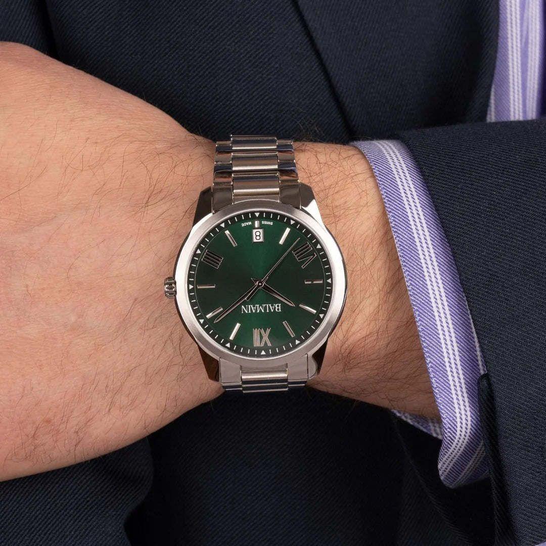 Balmain Madrigal Gent 42mm Dark Grey Dial Stainless Steel