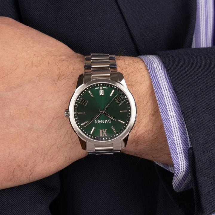 Balmain Madrigal Gent 42mm Dark Grey Dial Stainless Steel