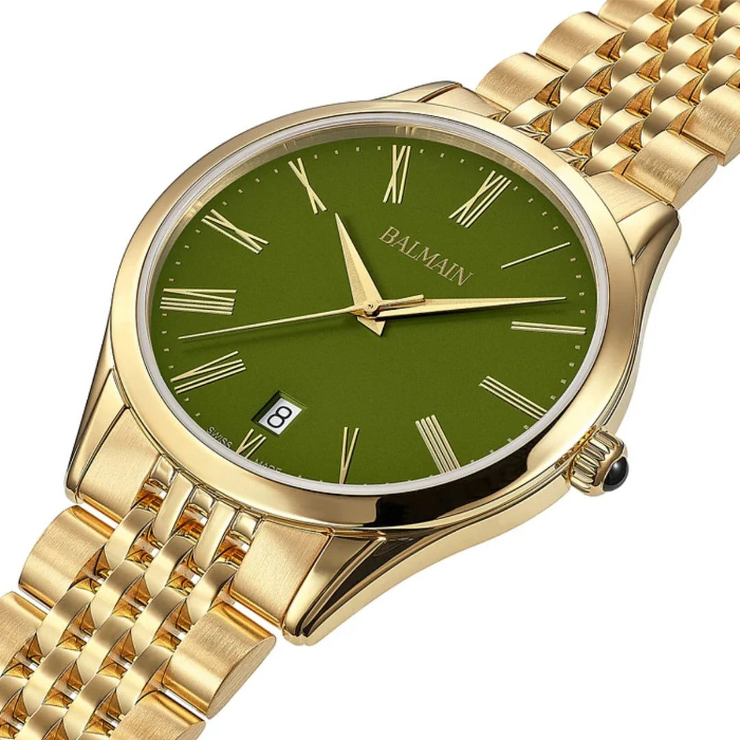 Balmain Classic R Gent 41mm Grey Dial Stainless Steel Bracelet