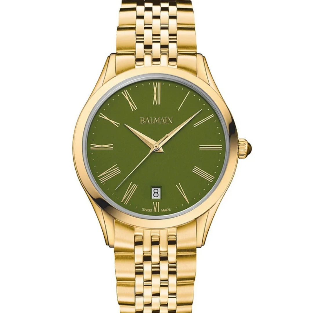 Balmain Classic R Gent 41mm Grey Dial Stainless Steel Bracelet