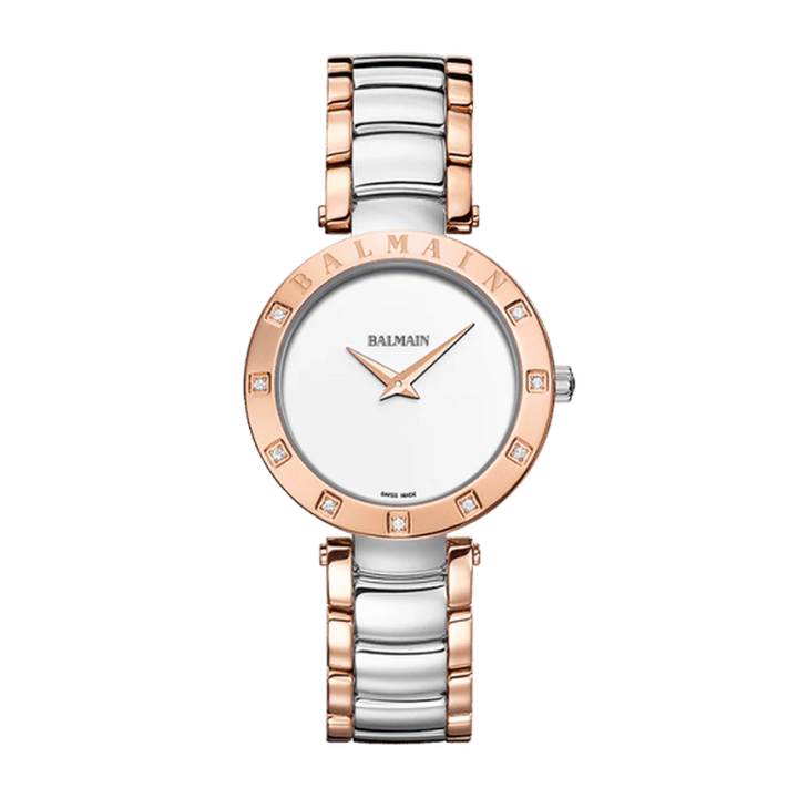 Balmain Balmainia Bijou 33mm Diamond-Set Silver Dial Stainless Steel