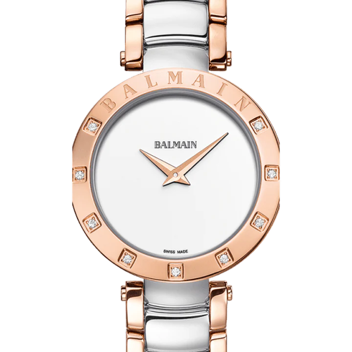 Balmain Balmainia Bijou 33mm Diamond-Set Silver Dial Stainless Steel