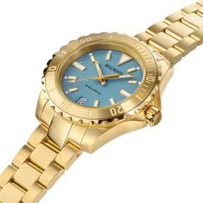 Balmain Ophrys Lady 34.5mm Blue Dial Stainless Steel Bracelet 200m