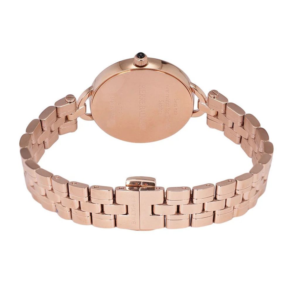 Balmain Orithia 32mm Brown Dial Stainless Steel Leather Strap