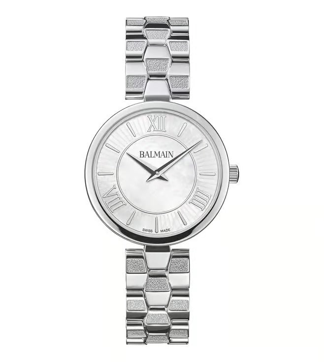Balmain Sedirea Lady Swiss Watch B4831.33.82 – White MOP Dial Steel