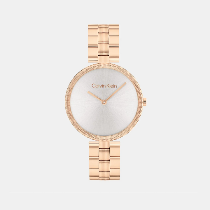 Calvin Klein 25100013 Gleam Women 32mm Grey Dial Stainless Steel Bracelet Quartz Watch