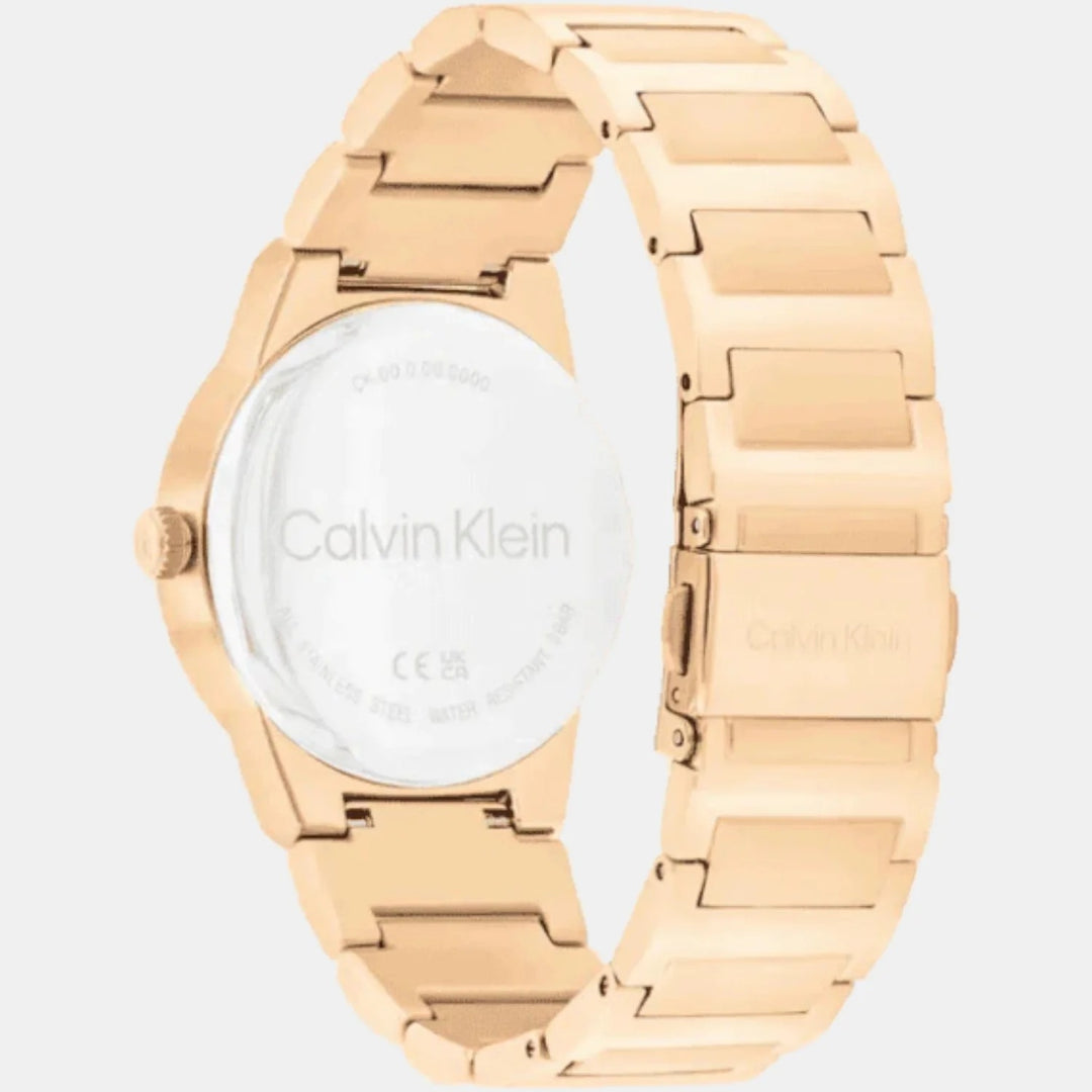 Calvin Klein 25100086 Linear Elegance Women 30mm Black Dial Stainless Steel Bracelet Quartz Watch