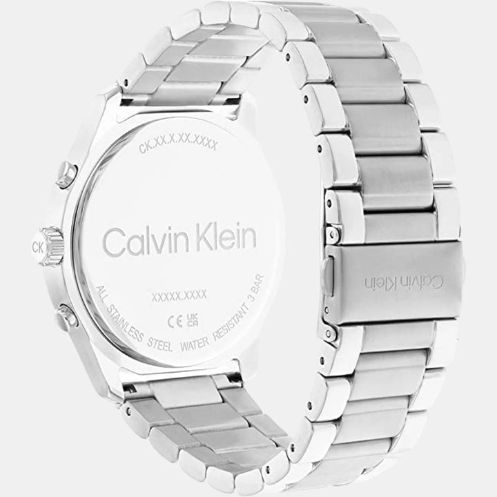Calvin Klein 25200208 Sport Men 43mm Blue Dial Stainless Steel Chronograph Watch