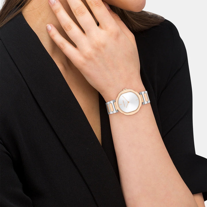 Calvin Klein 25200251 Sensation Women 36mm Silver Dial Stainless Steel Bracelet Quartz Watch