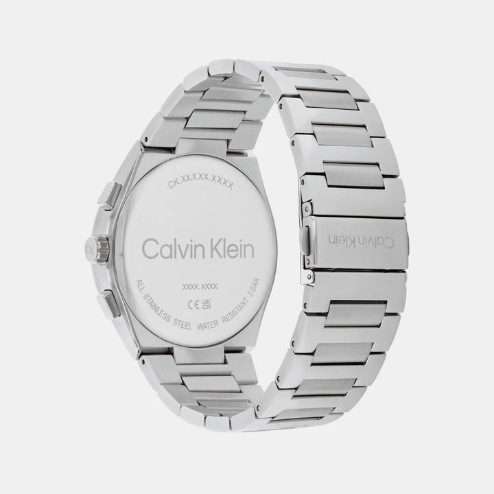 Calvin Klein Distinguish 25200441 Men’s Dark Green Dial Stainless Steel Bracelet Quartz Multi-Function Watch - 25200441