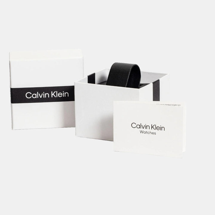Calvin Klein Gauge 25200460 Men’s Blue Dial Blue Silicone Strap Quartz Multi-Function Watch - 25200460
