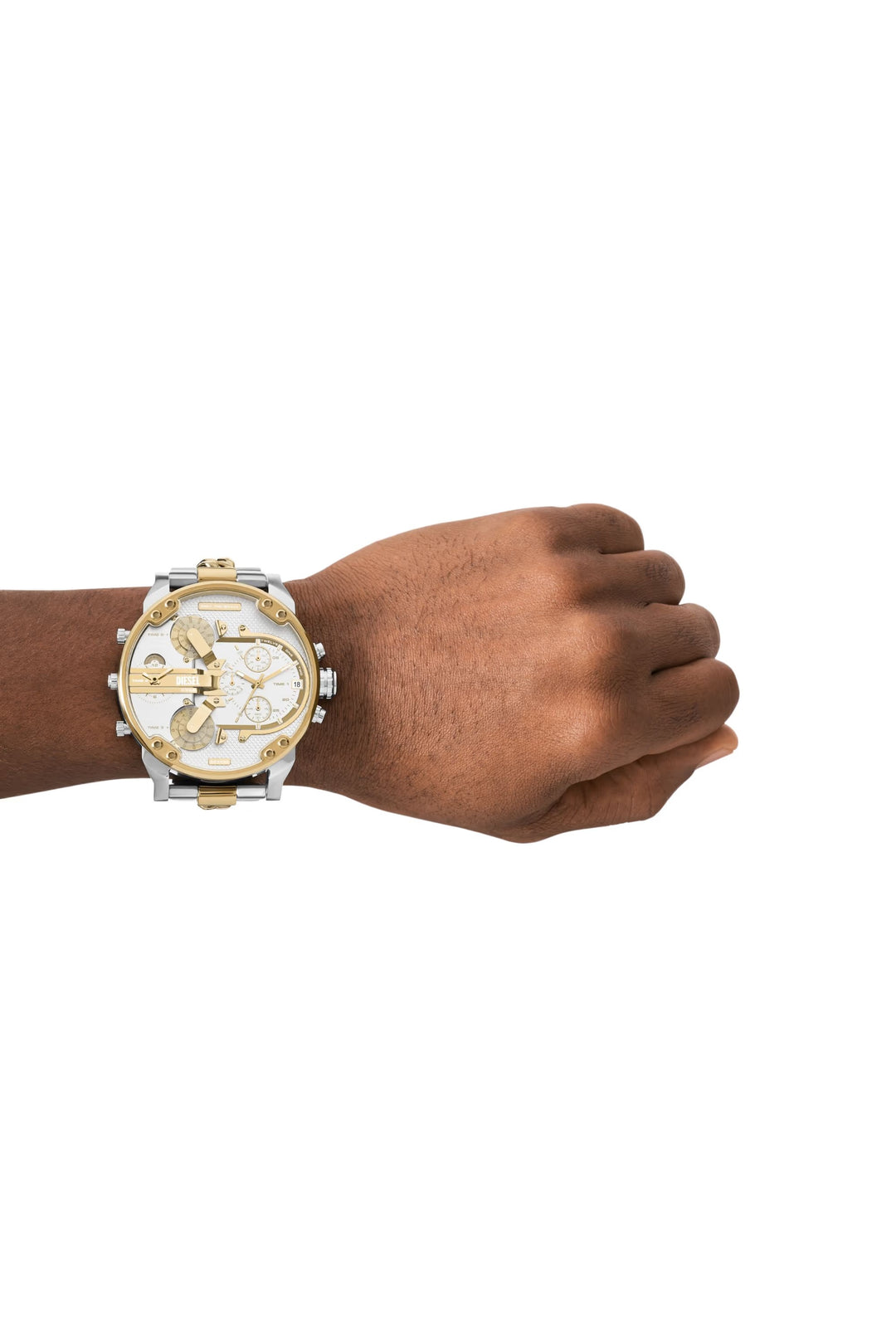 Diesel Mr. Daddy 2.0 Men Chronograph Watch DZ7486 – Two-Tone Stainless Steel