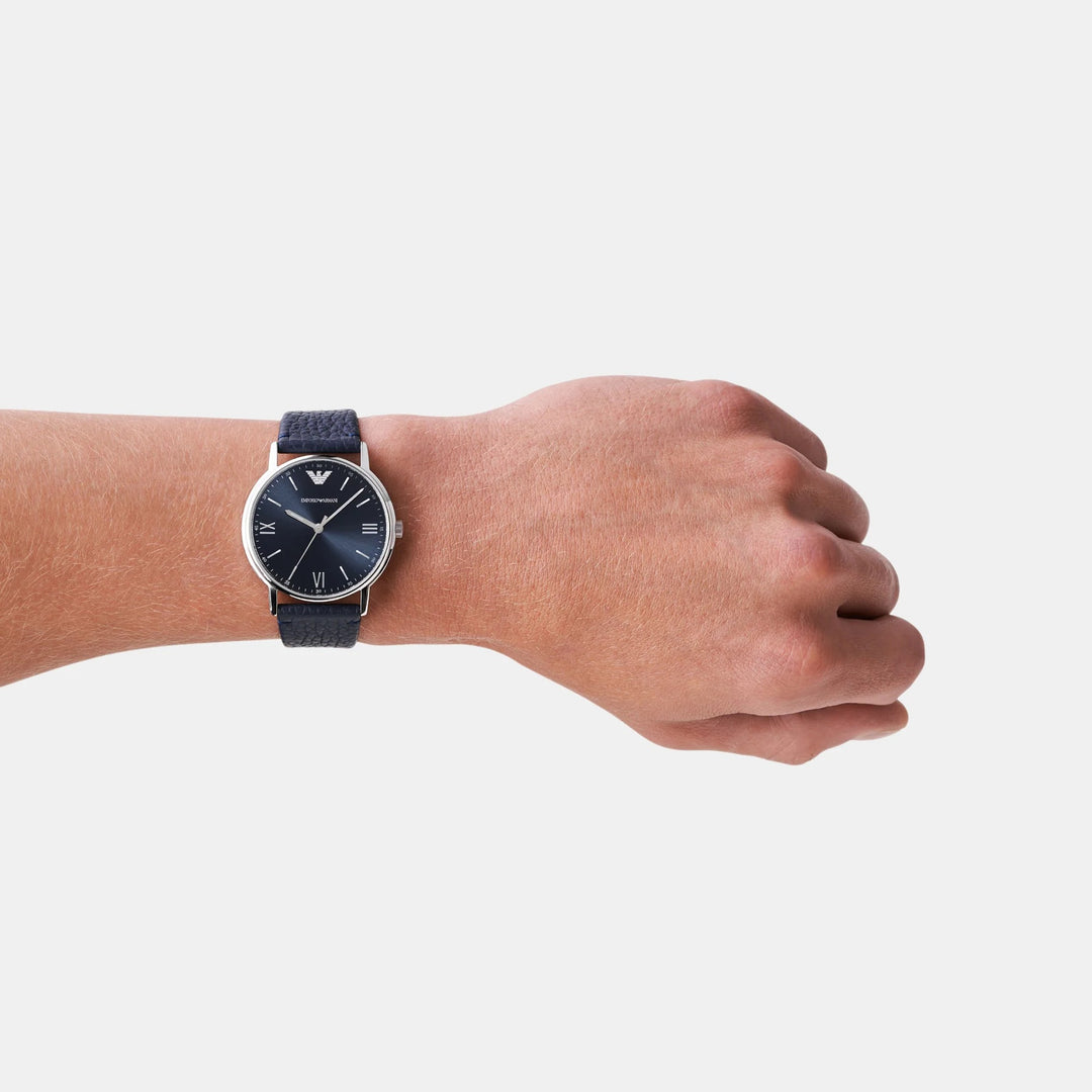 Emporio Armani Kappa AR11012 Blue Dial Mesh Bracelet Men&