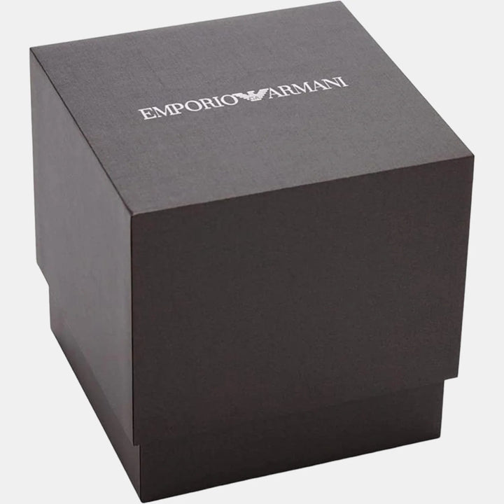 Emporio Armani Luigi AR2502 Grey Dial Leather Strap Men&