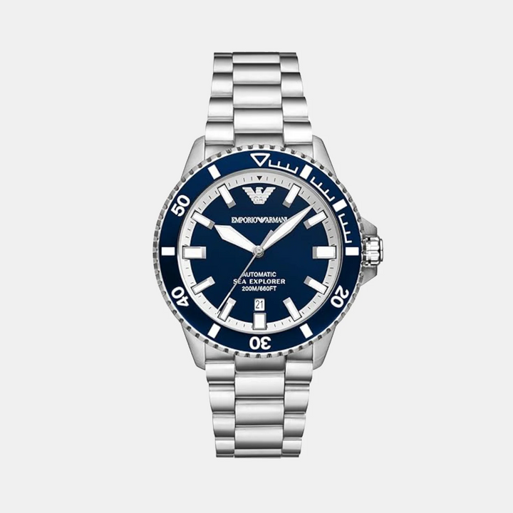 Emporio Armani Sea Explorer AR60079 Green Dial Mesh Bracelet Men&