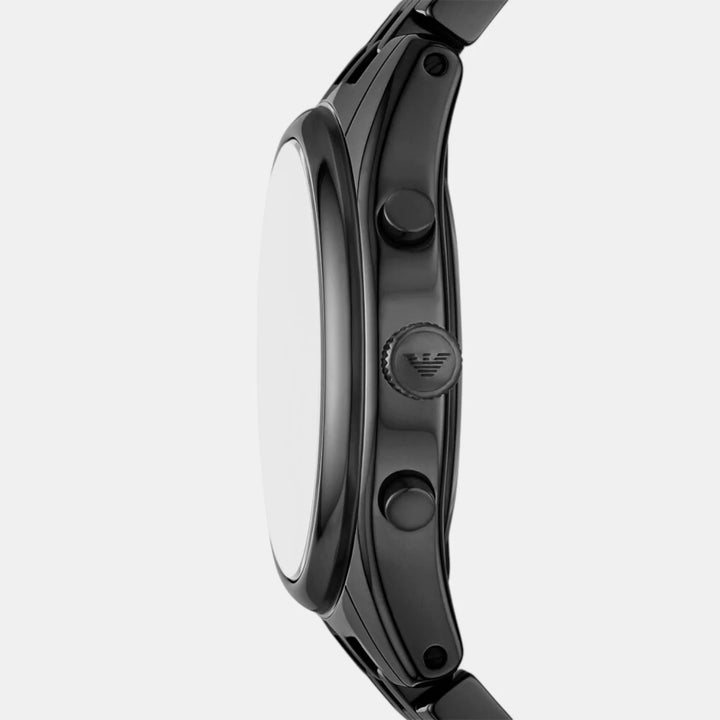 Emporio Armani Ceramic AR70015 Black Dial Chronograph Men&