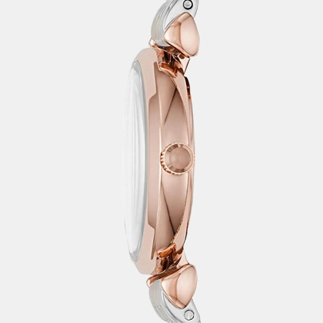 Emporio Armani Gianni T-Bar AR11223 Rose Gold Tone Women&