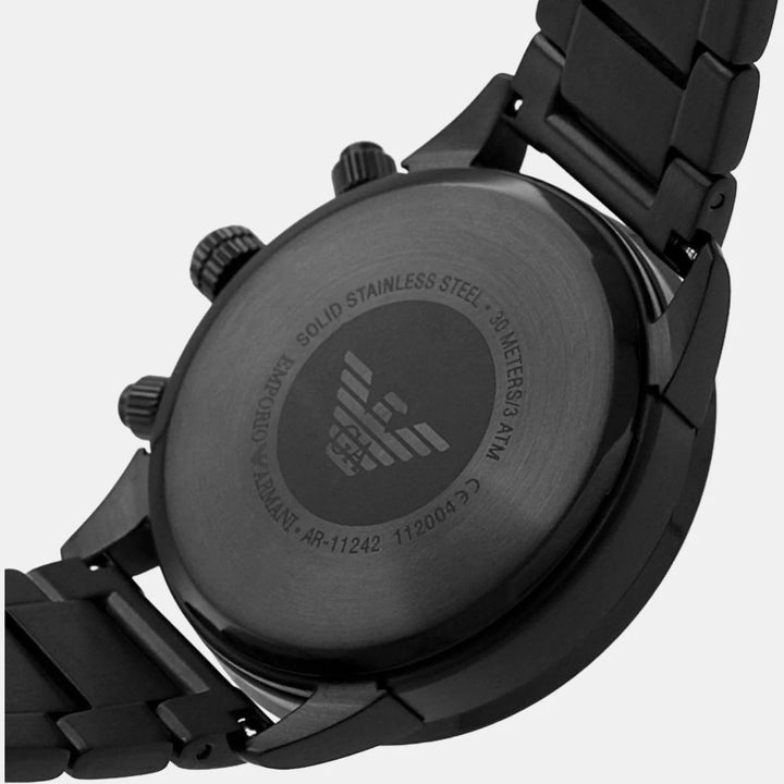 Emporio Armani Mario AR11242 Black Dial Chronograph Men&