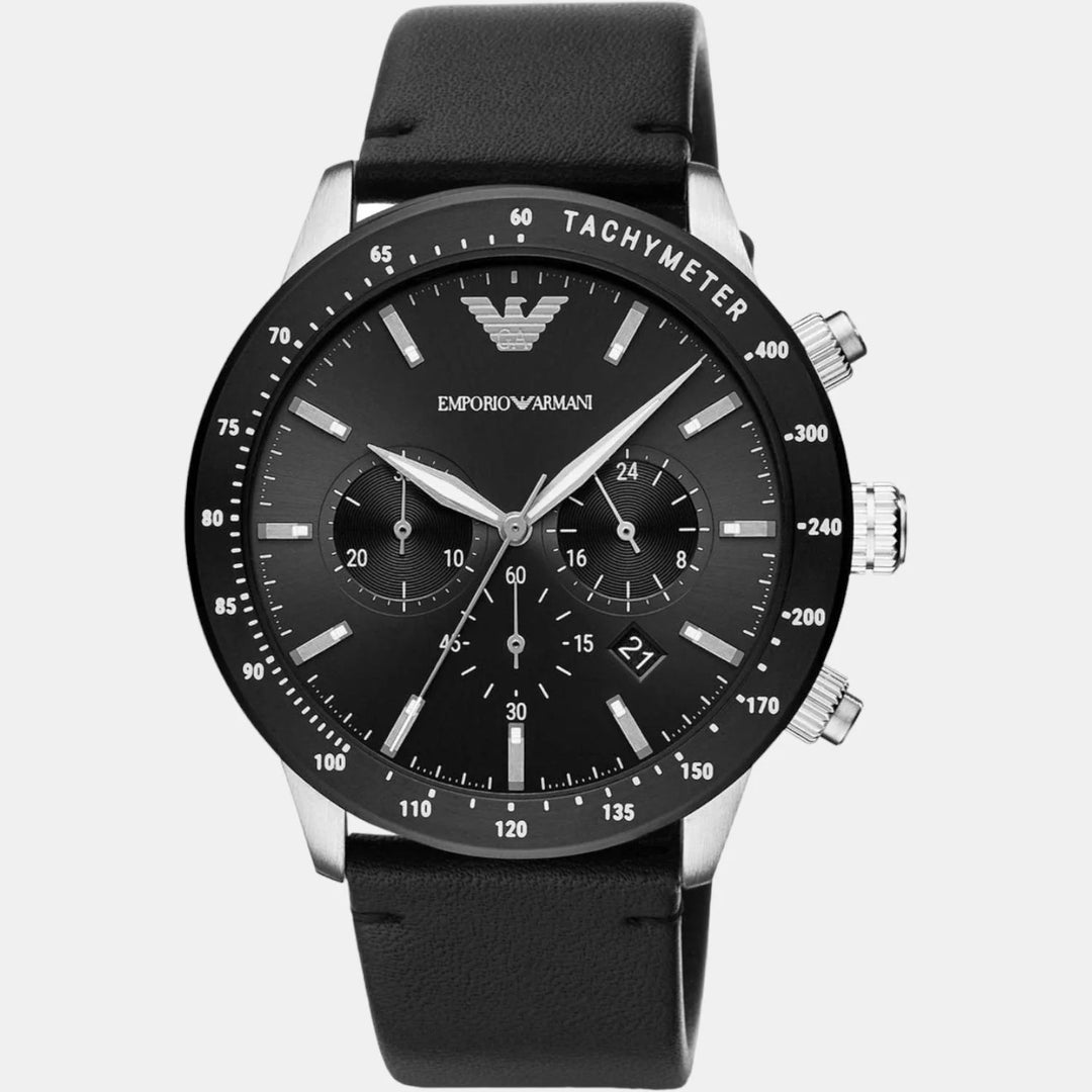 Emporio Armani Mario AR11243 Black Dial Chronograph Men&
