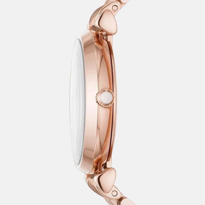 Emporio Armani Gianni T-Bar AR11244 White / Pink Dial Women&
