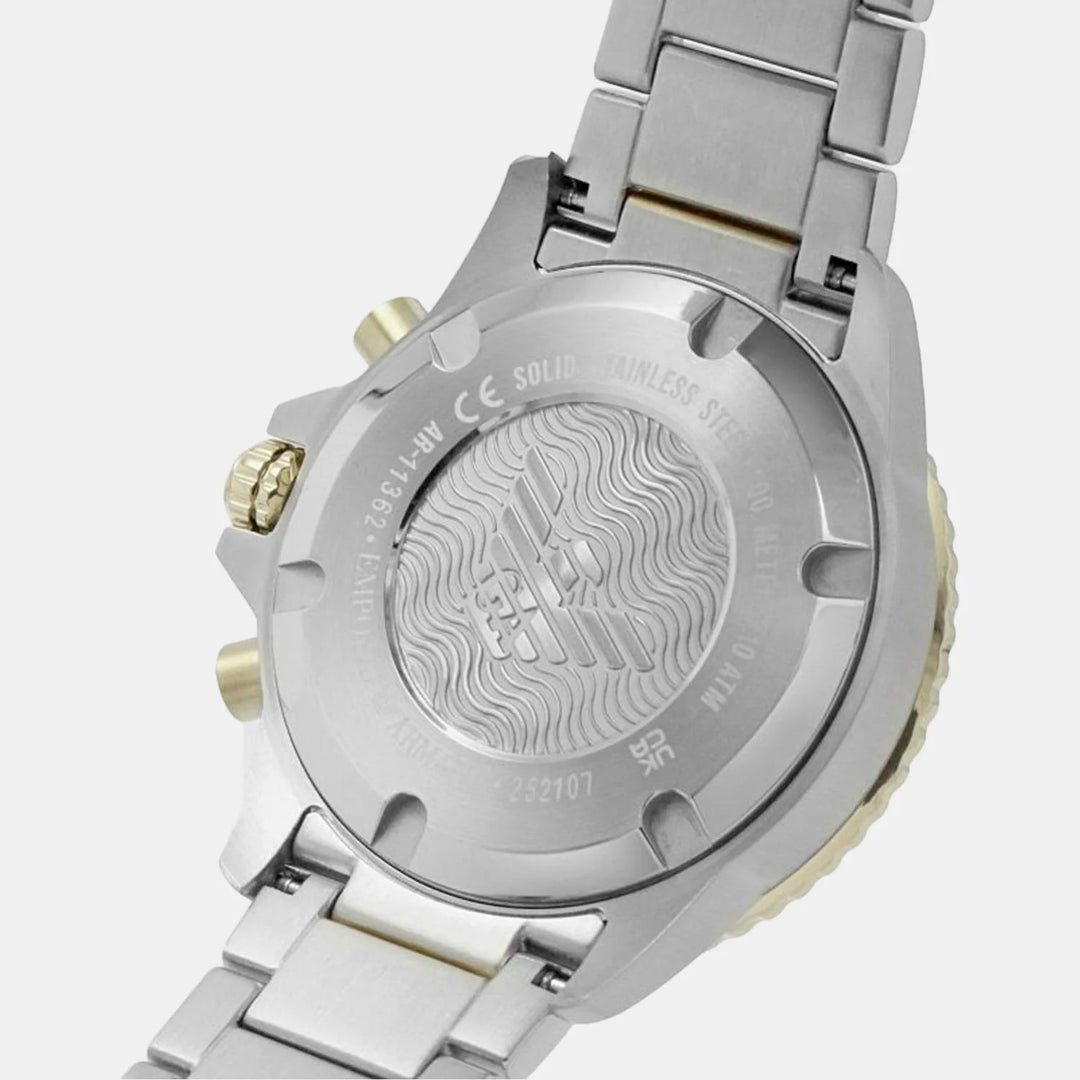 Emporio Armani World Explorer AR11362 Chronograph Blue Dial Men&
