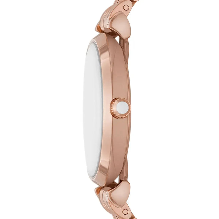 Emporio Armani Gianni T-Bar AR11446 Mother of Pearl Women&