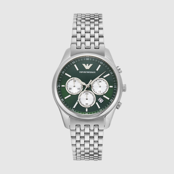 Emporio Armani Antonio AR11581 Green Dial Chronograph Men&