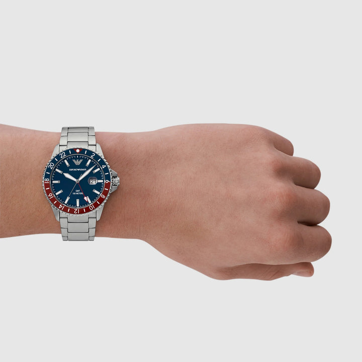 Emporio Armani World Explorer AR11590 Blue Dial Men&