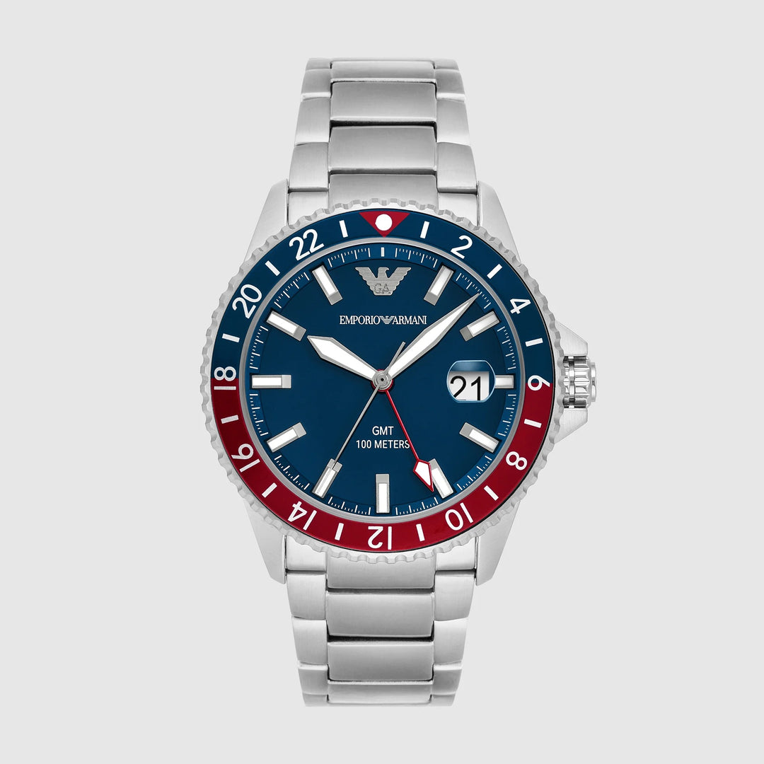 Emporio Armani World Explorer AR11590 Blue Dial Men&